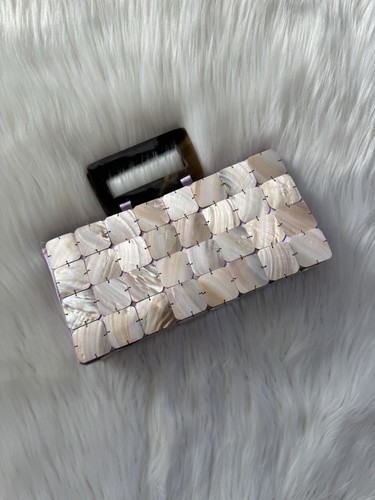 Borsa pochette iridescente