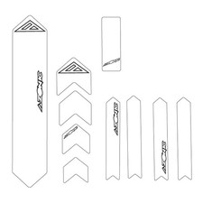 Azonic Protezione Telaio Chiara XL MTB Downhill Frameguards