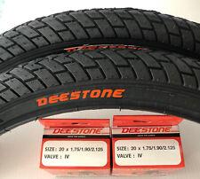 2 COPERTONI 20 X 1.95 Slick Deestone  +2 CAMERE 20 Deestone MTB Bmx