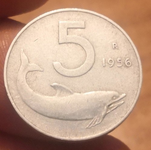 Moneta lire 1956 italia - moneta, 1956,