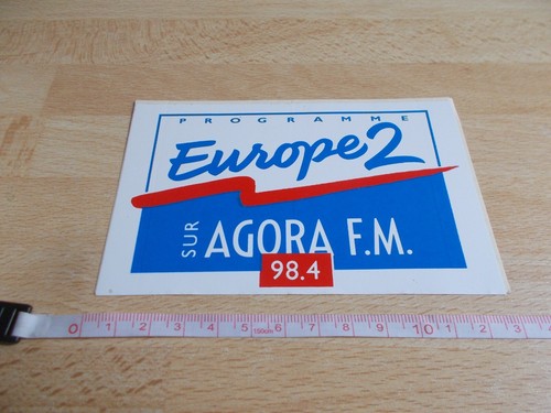 Autocollant radio programme - autocollant,