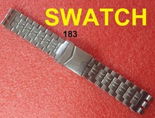 Cinturino swatch acciaio ansa dritta 19,2 23 mm bracelet watch s. steel vintage