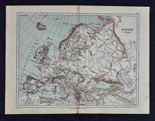 Mappa Cortambert 1885 - Europa