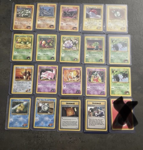 Vintage pokemon card eng - card,