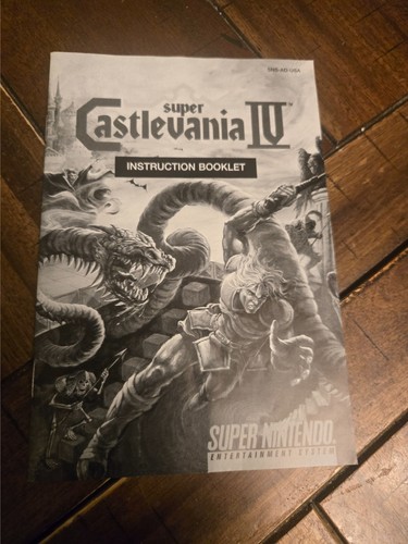 Super nintendo castlevania - nintendo, iv