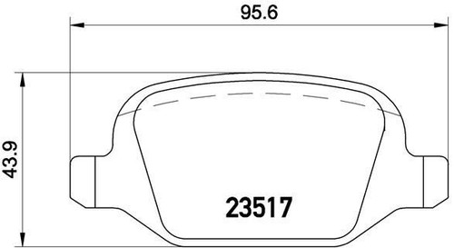 Brembo p23065 kit - p23065, pastiglie