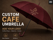 Ombrello caffè personalizzato - ombrello,