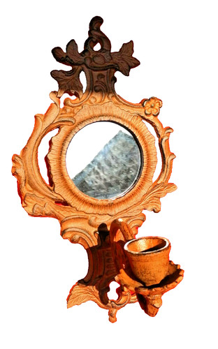 Specchio barocco ferro - , rococò
