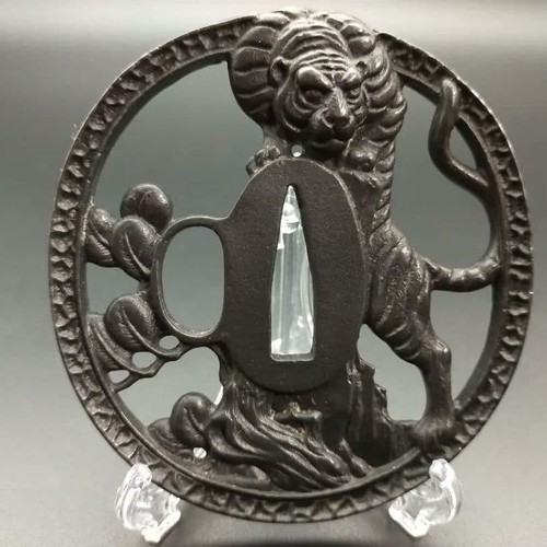 Spada giapponese tsuba tiger - giapponese,