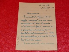 Lettera Firmata Autografo