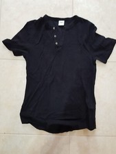 Lotto 1983 maglietta T-Shirt camicia uomo ragazzo nera ZARA tg.M