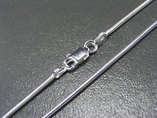 Collana serpente vero argento