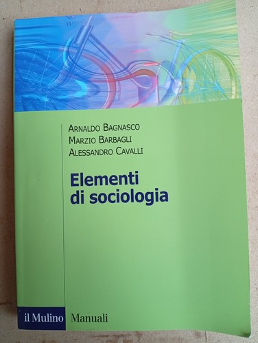 Elementi sociologia - elementi,