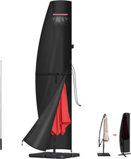 Copertura Ombrellone Con Asta, Copri Ombrellone Da Giardino per Ombrellone Ø 3-5
