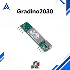 Ricevitore wireless supereterodina 433 MHz RXB6 per Arduino AVR ARM radiocomando