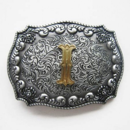 Western fibbia lettera i - western-,