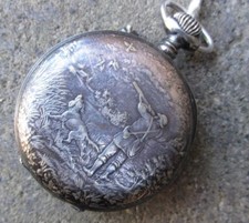 ANTICO  OROLOGIO DA TASCA MINERVA  FUNZIONANTE DIAMETRO 48 MM