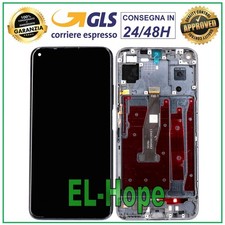 DISPLAY TOUCH PER HUAWEI NOVA 5T YAL-L21 L61 L71 /HONOR 20 YAL-AL00 FRAME NERO