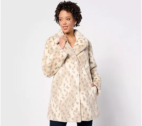 Dennis basso faux fur - fur, coat