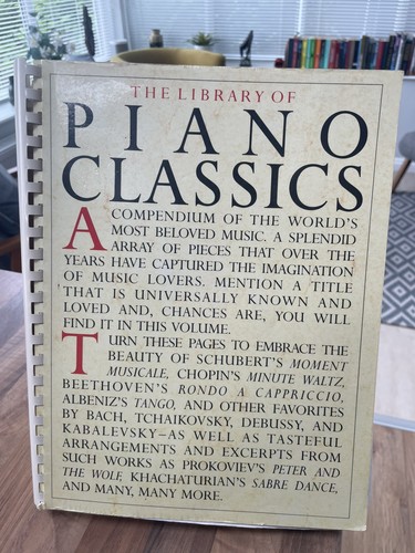 Library piano classics - library,