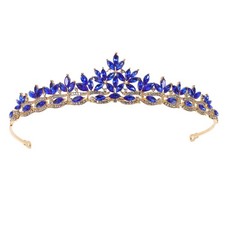  Corona di tiara da sposa: corona di tiara da sposa a forma di foglia per donna