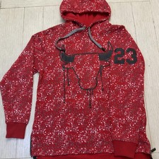 Bare Fox Hoodie Mens Large Red