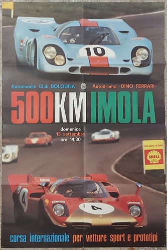 500km imola 1970 - 1970, poster