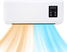 STUFA ELETTRICA A PARETE Basso Consumo   CALDO/FREDDO TERMOCONVETTORE CALDOBAGNO