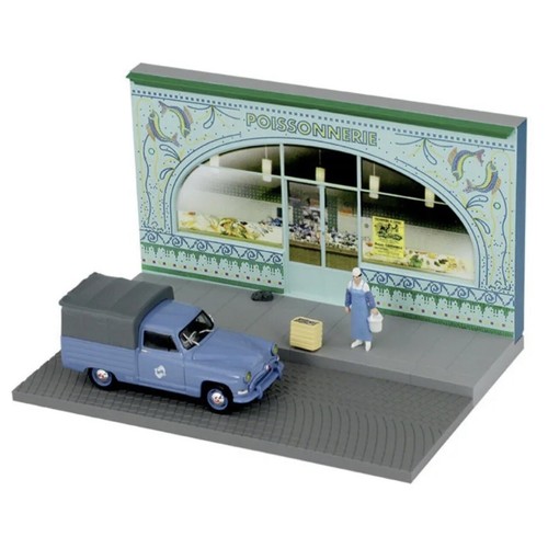 Diorama simca aronde - 1/43,