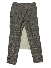 Pantaloni vita alta donna bianchi e neri eleganti estivi fantasia Max&co