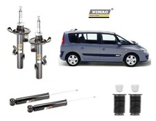 N° 4 Ammortizzatori Anteriori Posteriori per Renault Espace IV 