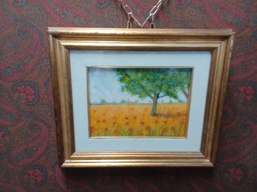 Quadro olio tavola - olio,