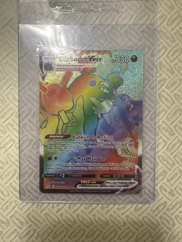 Garbodor vmax rainbow 216 203 - vmax, 216/203
