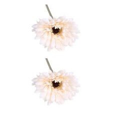  Set of 2 Fiori Finti Realistici Bianchi Composizioni Floreali Finte