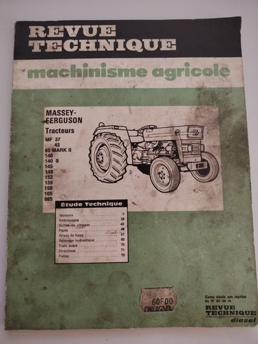 Revue technique tracteur - revue,