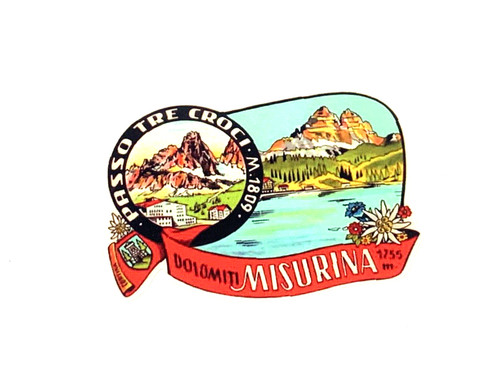 Adesivo viaggio dolomiti - viaggio,