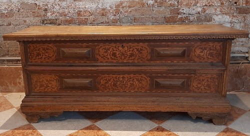 Vecchia cassapanca legno - vecchia,