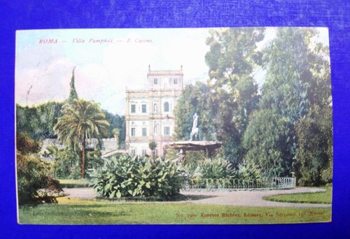Cartolina roma villa - cartolina,