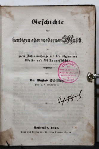 Schilling storia della - storia, musica