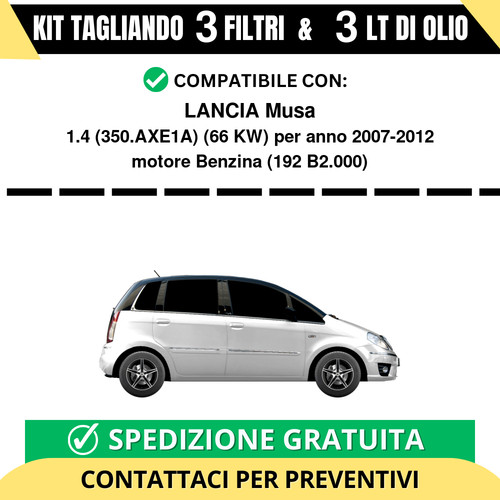 Tagliando per lancia - per, 1.4