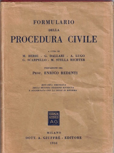 Formulario della procedura
