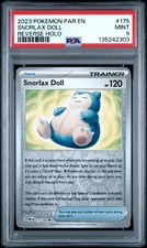 PSA 9 MINT Snorlax Doll