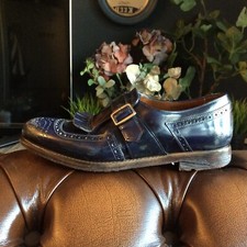 Mocassino blu vintage blu