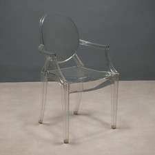 Sedia Louis Ghost Design Philippe Starck per Kartell Policarbonato Originale