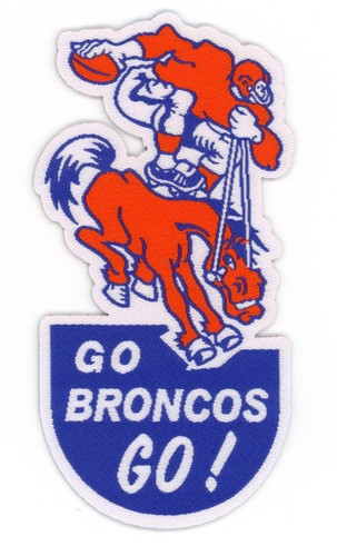 Toppa retrò denver broncos - retrò,