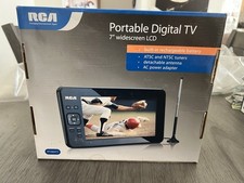 TV RCA Portatile Digitale 7" LCD - Ricaricabile, ATSC/NTSC, Antenna, Telecomando