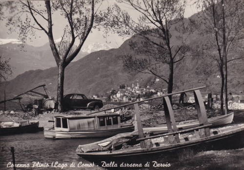 Cartolina lago como - lago,