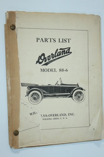 Willys overland ricambi - overland,