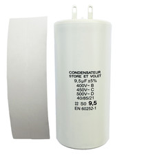 Condensatore 9.5 uf (µf) per