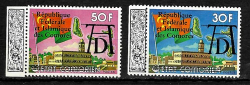 Comore sovrastampa albrecht - sovrastampa,